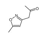 2-Propanone, 1-(5-methyl-3-isoxazolyl)- (8CI) structure