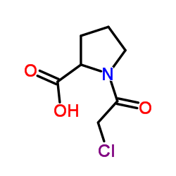 1-(Chloroacetyl)proline Structure