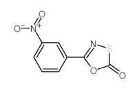 1,3,4-Oxathiazol-2-one,(3-nitrophenyl)- Structure