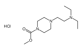 methyl 4-[2-(diethylamino)ethyl]piperazine-1-carboxylate,hydrochloride结构式