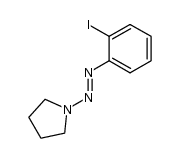 N,N-tetramethylene-N'-(2'-iodophenyl)triazene结构式