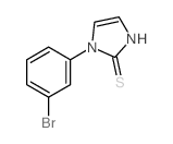 2H-Imidazole-2-thione,1-(3-bromophenyl)-1,3-dihydro- Structure