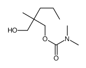 2-(Hydroxymethyl)-2-methylpentyl=dimethylcarbamate Structure