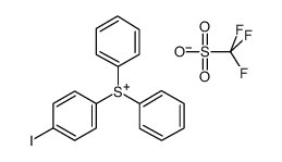 (4-IODOPHENYL)DIPHENYLSULFONIUM TRIFLATE structure