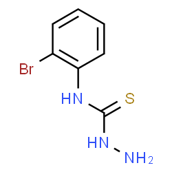 4-(o-Bromophenyl)thiosemicarbazide结构式