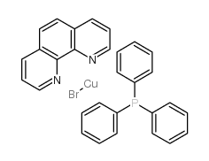 Bromo(1,10-phenanthroline)(triphenylphosphine)copper(I) Structure