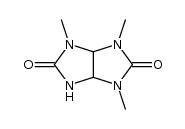 2,4,6-trimethyl-2,4,6,8-tetraazabicyclo[3.3.0]octane-3,7-dione结构式