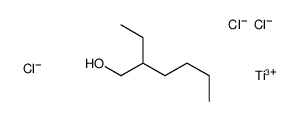 2-Ethylhexyloxy titanium trichloride结构式