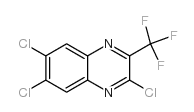 2,6,7-Trichloro-3-(trifluoromethyl)quinoxaline structure