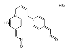 oxo-[[1-[(E)-4-[4-(oxoazaniumylmethylidene)pyridin-1-yl]but-2-enyl]pyridin-4-ylidene]methyl]azanium,dibromide结构式