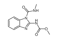 (1-methylcarbamoyl-1H-benzoimidazol-2-yl)-carbamic acid methyl ester Structure