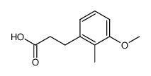 3-(3-methoxy-2-methylphenyl)propanoic acid Structure