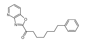 1-([1,3]Oxazolo[4,5-b]pyridin-2-yl)-7-phenyl-1-heptanone结构式