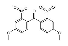 2,2'-dinitro-4,4'-dimethoxybenzophenone结构式