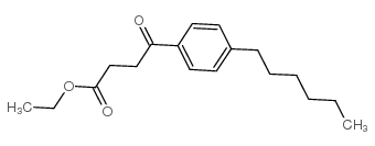 ETHYL 4-(4-HEXYLPHENYL)-4-OXOBUTYRATE结构式