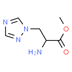 1H-1,2,4-Triazole-1-propanoicacid,alpha-amino-,methylester(9CI) structure