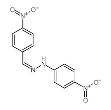 Benzaldehyde,4-nitro-, 2-(4-nitrophenyl)hydrazone picture