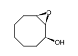 cis-2,3-epoxycyclooctan-1-ol Structure