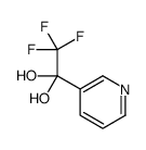 2,2,2-Trifluoro-1-(3-pyridinyl)-1,1-ethanediol Structure