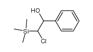 2-chloro-1-phenyl-2-(trimethylsilyl)ethanol结构式