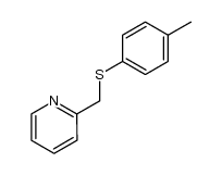 2-[(4-methylphenyl)thiomethyl]-pyridine结构式
