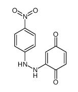 2-[2-(4-nitrophenyl)hydrazinyl]cyclohexa-2,5-diene-1,4-dione结构式