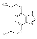 1H-Imidazo[4,5-d]pyridazine,4,7-bis(propylthio)-结构式