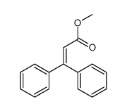 Methyl 3,3-diphenyl-2-propenoate结构式