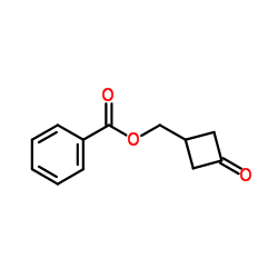 (3-Oxocyclobutyl)methyl benzoate结构式