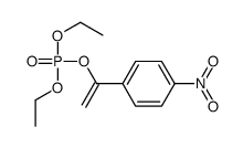 diethyl 1-(4-nitrophenyl)ethenyl phosphate Structure