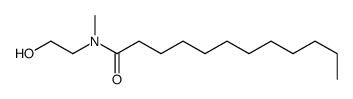 N-(2-hydroxyethyl)-N-methyldodecanamide Structure