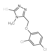 5-[(2,4-二氯苯氧基)甲基]-4-甲基-4H-1,2,4-噻唑-3-硫醇图片