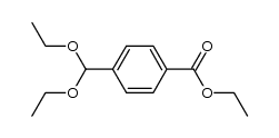 4-ethoxycarbonylbenzaldehyde diethyl acetal结构式