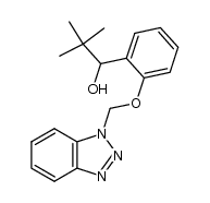 1-[2-(1-benzotriazol-1-ylmethoxy)phenyl]-2,2-dimethyl-1-propanol Structure