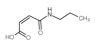 2-Butenoic acid,4-oxo-4-(propylamino)-, (2Z)- Structure