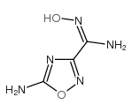 1,2,4-Oxadiazole-3-carboximidamide,5-amino-N-hydroxy-结构式