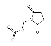 (2,5-dioxopyrrolidin-1-yl)methyl nitrate结构式