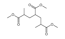 trimethyl 1-methylhexane-1,3,5-tricarboxylate结构式