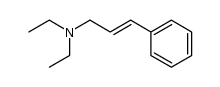 (E)-N,N-diethyl-3-phenylprop-2-en-1-amine Structure