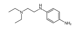 1-N-[2-(diethylamino)ethyl]benzene-1,4-diamine结构式
