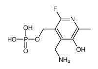 [4-(aminomethyl)-2-fluoro-5-hydroxy-6-methylpyridin-3-yl]methyl dihydrogen phosphate结构式