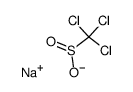 trichloromethanesulphinate Structure