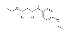 4-ethoxymalonanilic acid ethyl ester Structure