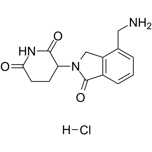 Lenalidomide-4-aminomethyl hydrochloride结构式