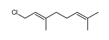 1-chloro-3,7-dimethylocta-2,6-diene Structure