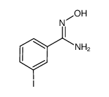 3-iodo-N-hydroxy-benzamidine Structure