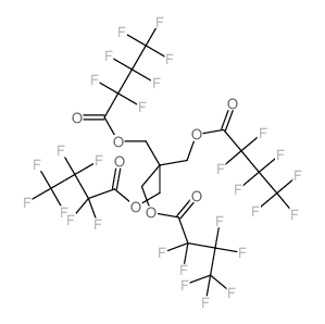 [3-(2,2,3,3,4,4,4-heptafluorobutanoyloxy)-2,2-bis(2,2,3,3,4,4,4-heptafluorobutanoyloxymethyl)propyl] 2,2,3,3,4,4,4-heptafluorobutanoate Structure