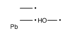 diethyl(hydroxymethyl)lead Structure