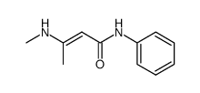 3-methylamino-but-2-enoic acid anilide结构式