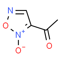 Ethanone, 1-(2-oxido-1,2,5-oxadiazol-3-yl)- (9CI)结构式